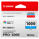 Canon PFI1000C Cyan Standard Capacity Ink Cartridge 80ml - 0547C001